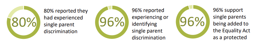 Chart of single parent statistics